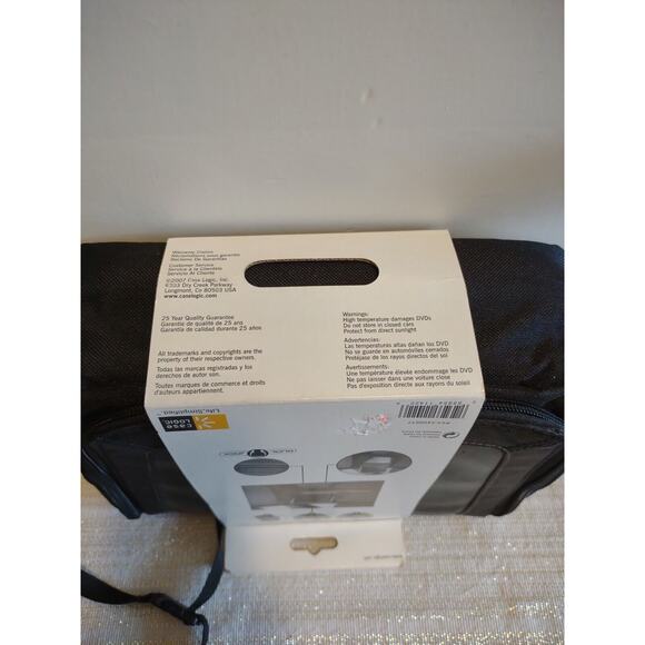 DVD Player Case Case Logic Black 7 - 9 Inch In Car Portable Adjustable NEW - Picture 7 of 7